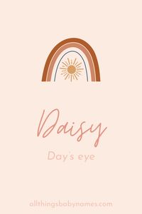 Daisy name meaning, origin and more. View our database of thousands of baby names and curated name lists to help you find the perfect name for your baby.