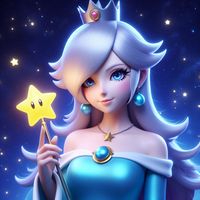 #rosalina #roseta #mario #mariobros #princessrosalina #Princess #anime #blue #star #blond #ia