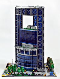 Lego Mocs Micro ~ Jongno Tower | by bigcrown85