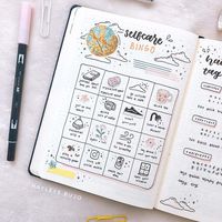 Self-care is so important! Your Bullet Journal definitely can help you to make sure you always find time for yourself. Check out these Bullet Journal page ideas. There is also a video tutorial of easy Bullet Journal doodles you can use to decorate your spreads! #mashaplans #bulletjournal #bulletjournalinspiration