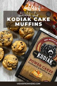 Looking for a healthy chocolate chip muffin recipe? Check out this easy-to-make Kodiak Cake muffins packed with protein and flavor.