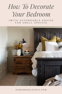 You can create an inviting, stylish bedroom on a small budget. Here’s how to decorate your bedroom -  even if you have a small bedroom and money is tight.