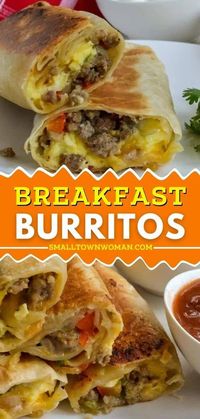 Busy mornings call for some breakfast burritos with sausage and veggies! This back to school recipe is freezer-friendly. Perfect for an easy breakfast on the go! Check out some variations you can try!