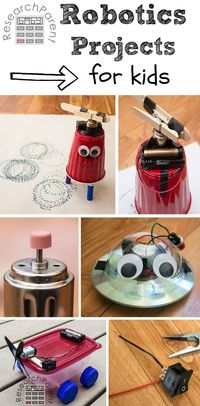 Robotics Projects for Kids! A roundup of fun DIY projects for  young engineers!