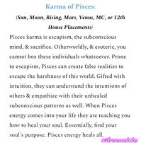 The Karma of Pisces