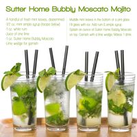 Sutter Home Bubbly Moscato Mojito! Perfect for summer.