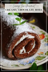 Rich and decadent, and visually stunning, this Creamy Chocolate Roll is sure to steal the spotlight at your next holiday gathering.