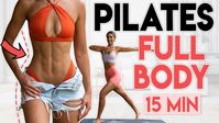 FULL BODY PILATES & FAT BURN 🔥 Lose Fat & Tighten | 15 min Workout