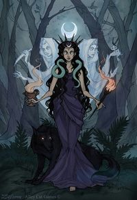 Hecate,goddess of magic and crossroads