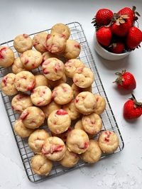 Strawberry Yogurt Mini Muffins (gluten-free)