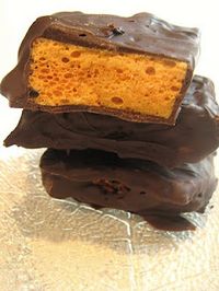 Chocolate-Covered Honeycomb Candy