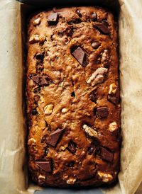 Vegan Zucchini Bread with Walnuts & Chocolate | The First Mess