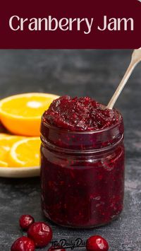 Brighten your breakfast and elevate your holiday spread with homemade Cranberry Jam! This vibrant, ruby-red preserve captures the perfect balance of tart cranberries and sweet sugar, with a hint of citrus zest for extra zing. Learn how to make this simple yet impressive condiment that's far superior to store-bought versions. Spread it on toast, swirl it into yogurt, or use it as a delicious glaze for roasted meats. #CranberryJam #HomemadePreserves #HolidayRecipes