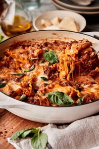 Easy High Protein Skillet Lasagna