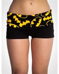 Batman Emblem Junior Yoga Shorts