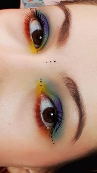 #rainbow #makeup