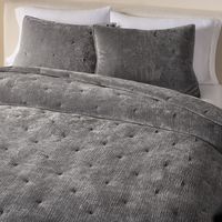 Striated Chenille Tack Stitch Bedspread & Pillowcases - West Elm UK