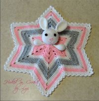 My favorite lovey to crochet is the 6 point star. This pattern is hard to find so I had to make my own! I have made several loveys using this pattern but if you come across any errors, please conta…