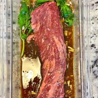 Truffle Oil Marinated Steak - This Jew Can Que