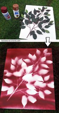 33 Cool DIYs With Spray Paint - DIY Spray Paint Flower Art - Easy Spray Paint Decor, Fun Do It Yourself Spray Paint Ideas, Cool Spray Paint Projects To Try, Upcycled And Repurposed, Restore Old Items With Spray Paint http://diyjoy.com/diy-ideas-spray-paint