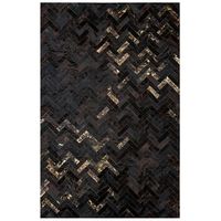 Art Hide Carpet - & Gold Customizable Estrella Area Floor Pakistani Art Deco Cowhide