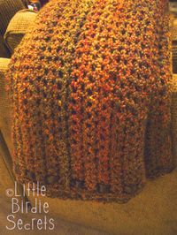 quick and simple crocheted afghan | Little Birdie Secrets