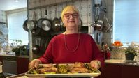 Lidia Bastianich's Spicy Sheet-Pan Pork Chops and Broccoli Recipe