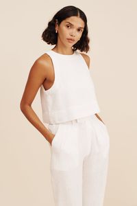 POPPY TOP - IVORY – THE POSSE US