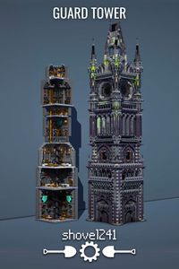 Another tower variation from my recent gothic prison megabuild! The interiors were done by Rale Design! If you want this build, you can Download it on my Patreon! Just follow the link! 