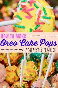 Oreo Cake Pops are an easy recipe with only three ingredients! Oreos, cream cheese, and candy melts, this dessert recipe for Oreo cake pops is so simple and make-ahead. #cakepops #easy #recipe #oreos #creamcheese #stepbystep #guide #candymelts #birthdayparty #parenting #kids #easydessert #onastick #nobake