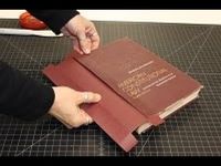 Book Repair on a Budget: Spine Repair - YouTube