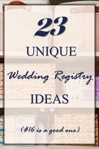 You probably already know the typical items to add to your wedding registry, but why settle for the basics when there are so many unique items that can bring joy beyond your typical pans, plates and home items? Find out the 23 unique items to add to your wedding registry and make your special day one to remember!