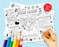 Includes TWO printable Home Alone activity page for kids and adults! Lots of fun including Christmas puzzles, coloring and Home Alone quizz questions.  Great for party favor bags or placemats Find matching Home Alone banner here! www.etsy.com/listing/1331018700 Find matching Home Alone cupcake toppers here! www.etsy.com/listing/1331021524 This listing is for a digital file, nothing physical will be shipped to you.  WHAT'S INCLUDED? ---------------------------- *For UK/ Europe/ Australia/ NZ 2 x