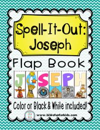 FREE Spell it Out Joseph Flap Book