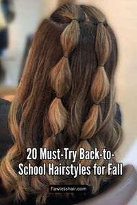 You don’t need any special skills to achieve these bubble braids, but you’ll definitely have a fun and adorable back-to-school hairstyle! @magnoliapeluqueriapy