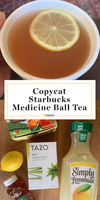 Make the Starbucks Medicine Ball Tea at Home | Kitchn