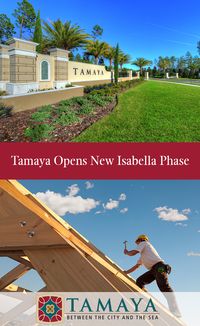 Tamaya’s new "Isabella" phase is sited near the front of the community, closer to its gated entrance. Isabella’s homesites include water views — area ponds and small lakes — and lots with preserve views, or forested backdrops. This new phase currently has 50', 60', and 75′ homesites available, but hurry – homes are selling fast!