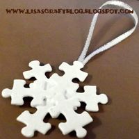 Puzzle Piece Snowflake