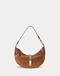 Polo ID Suede Mini Shoulder Bag for Women | Ralph Lauren® IE