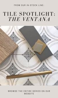 The timeless yet groundbreaking Ventana collection offers a sophisticated elegance suitable for any home type. The Ventana design is simplistic yet has influences of Bohemian and Spanish style tiles that make it unlike any other design out there.