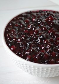 Saskatoon Berry Pie Filling {A Pretty Life}