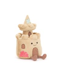 Sand Castle by Jellycat is a very nice and pleasant to the touch plush toy. This wonderful sand structure has sparkling eyes, a smiling face and adorable corduroy feet. The stuffed animal is made of the highest quality, durable and child-safe materials.  Colour: Multi Measurements: 30x15 cm