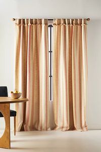 Pieced Stripe Curtain | Anthropologie