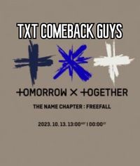 Txt comeback, freefall, new songs, album, tomorrow by together tomorrow x together