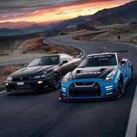 Nissan GTR 34 vs 35: Battle of the JDM Icons ⚔️🔥 Dive deep into the world of Nissan GTRs! Compare the legendary R34 and the beastly R35. Which one is your ultimate dream car? Let's settle the debate! #NissanGTR #GTR34 #GTR35 #JDM #SportsCars #CarEnthusiast #CarPorn #Speed #DreamCar