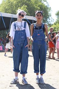 Denim Dungarees are a girl's best friend. Cop your own inside #SoHotRightNow #RunwayRepublic