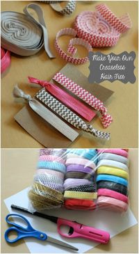 DIY Creaseless Hair Ties