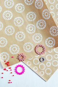 DIY Iron-On Bead Stamps | Stamping with Beads | Motte's Blog