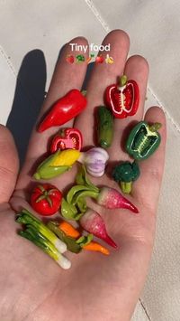 Well, now I am also obsessed with tiny clay food!  Can you imagine making a hot pepper necklace or charm bracelet?  Yes Please!  My favorite is the tiny bell peppers with seeds!  How cool are these?  Get some polymer oven bake clay from the link below and start on your clay journey!  Video Credit: vegevedge on Tiktok!