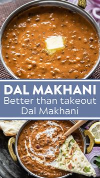 This recipe of Dal Makhani makes the creamiest bowl of Dal Makhani. Black lentils are simmered with tomatoes, spices and finished with butter and cream. This popular vegetarian Indian dish is best enjoyed with garlic naan. Yum!